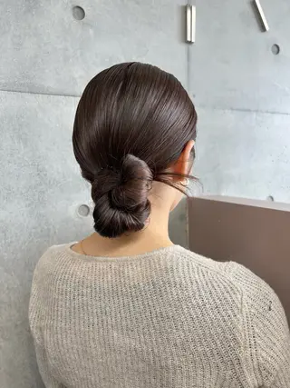 ロング ヘアアレンジ カコ/レイヤーカット ヘアアレンジのヘアスタイル