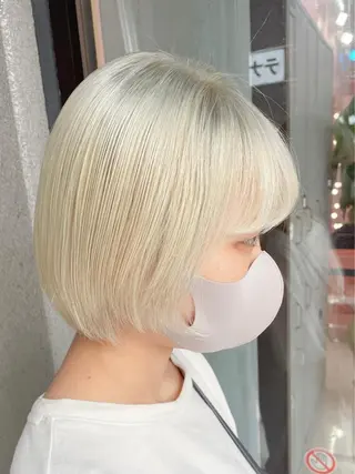 ショート カラー メンズ特化/パーマ/ 骨格矯正カット/真人のヘアスタイル