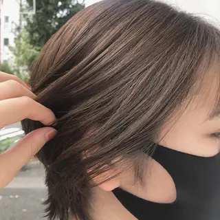 ショート カラー ヘアアレンジ moi-meme.soe所属・タナカ リナのヘアスタイル