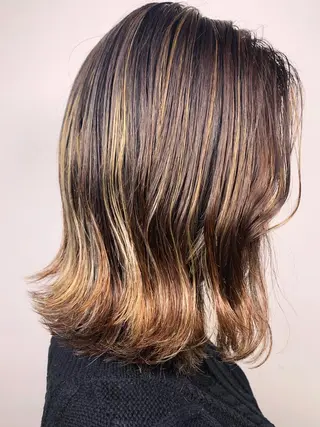 ミディアム カラー tension 【テンション】のヘアスタイル