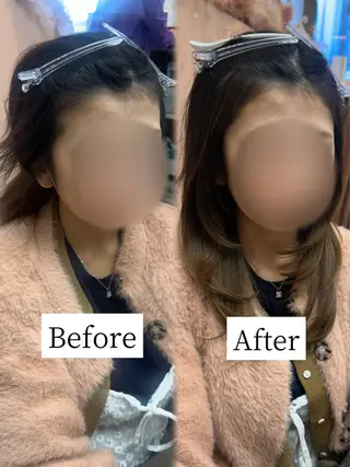 セミロング パーマ 韓国ヘア🦢🖤 Sayumiのヘアスタイル