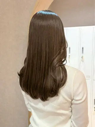 ミディアム 似合わせ/ベージュ /レイヤー/りほ🤍のヘアスタイル