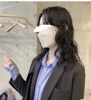 セミロング パーマ ENIEN MAKE’S 立川所属・ミカ🌟パーマ/ ニュアンスパーマのヘアスタイル