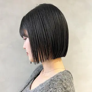 ショート パーマ ボブ・レイヤー特化型 お悩み解決サロン☀️のヘアスタイル