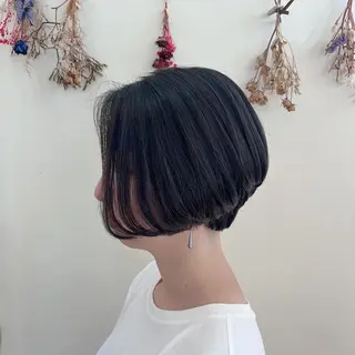 ショート マンツーマン 縮毛矯正/マユコのヘアスタイル