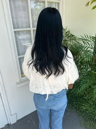 セミロング カラー AGREE Momokaのヘアスタイル