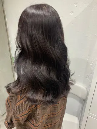 セミロング カラー ヘアアレンジ SALOWIN原宿ash店所属・憧れの艶ハイトーンへ 🌙サイダサキのヘアスタイル