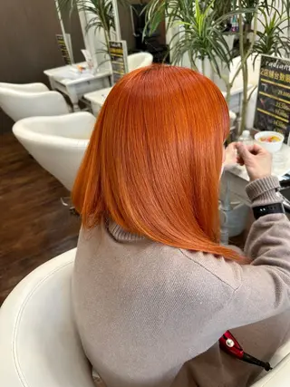 ロング カラー 細川武琉/艶カラー /Aqua limeのヘアスタイル