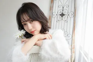 ミディアム カラー Rico OFFICIALのヘアスタイル