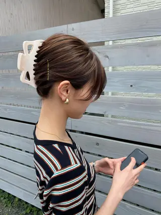 ショート カラー ヘアアレンジ 理想実現/ カラー特化🧸こころのヘアスタイル