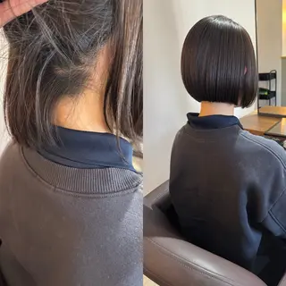 ショート ✨髪質改善美髪矯正✨ ボブ/韓国レイヤー✨のヘアスタイル
