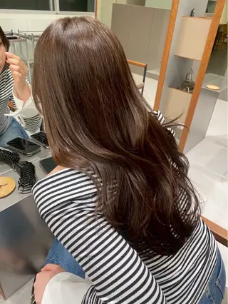 ロング カラー レイヤーカット/暖色 カラー/mao🎀のヘアスタイル