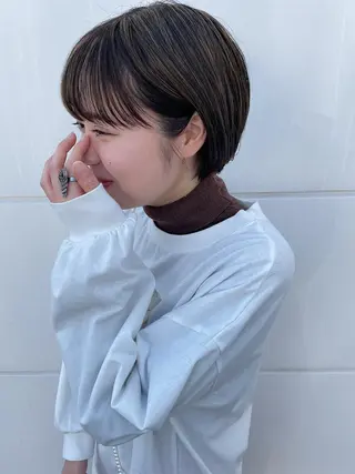 ショート カラー Kouta/似合わせ /パーマ/カラーのヘアスタイル