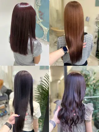 セミロング Haruna/河原町 ハイトーン🤍のヘアスタイル