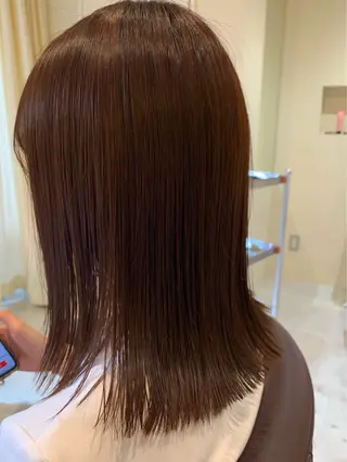 ミディアム カラー mulum所属・髪質改善/艶髪/韓国 ヘア[マンツーマン]のヘアスタイル