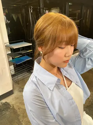 カラー La fith hair ray 札幌店所属・顔まわり/W カラー/リョウのヘアスタイル