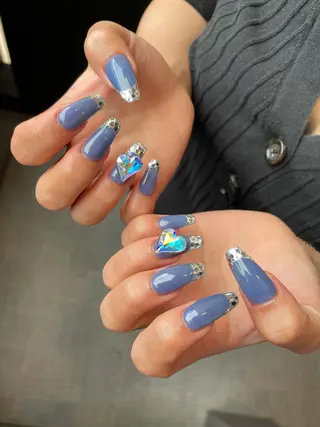 ロング カラー ヘアアレンジ キッズ ネイル マツエク・マツパ 福田 加奈のネイルデザイン