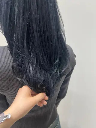 ロング カラー 黒阪 なみのヘアスタイル