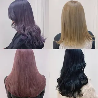 セミロング カラー ヘアアレンジ As hair所属・柔らか垢抜けｶﾗｰと ｶｯﾄ🫧ASUKAのヘアスタイル