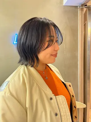 ミディアム 🩵縮毛矯正/ブリー チ/髪質改善/いつかのヘアスタイル