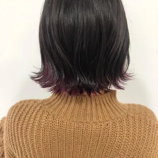 ミディアム カラー GLROW haruhiのヘアスタイル