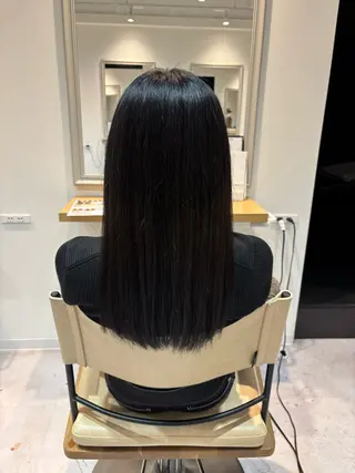 ロング 江副 朱星のヘアスタイル