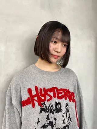 ショート カラー 🌼ボブ.暖色 🌼浅井 遥のヘアスタイル