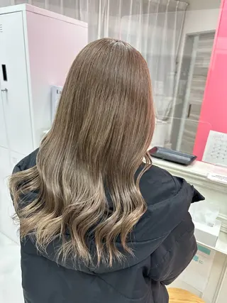 ロング カラー 💘韓国カラー💘 クルミのヘアスタイル