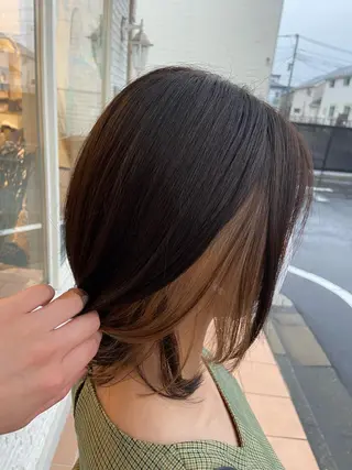 ショート カラー 🪼高評価🪼 💎柴崎の藤咲💎のヘアスタイル