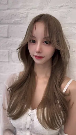 ロング カラー 高島大登/顔周り /レイヤーカットのヘアスタイル