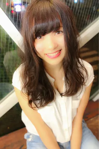 セミロング カラー Hair  Design Lima所属・中村 海のヘアスタイル