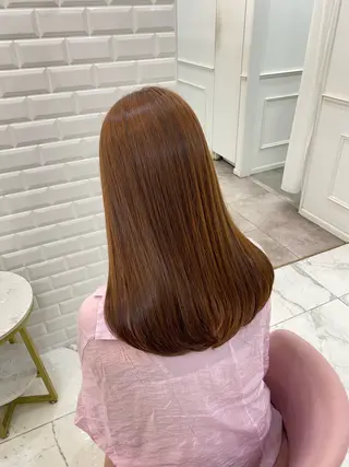 ロング 新田 妃那のヘアスタイル