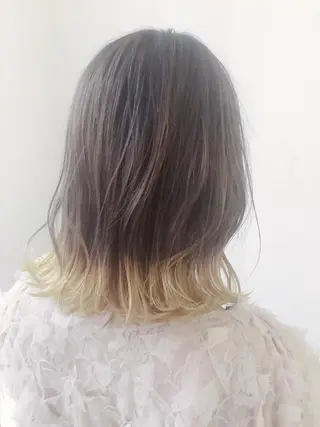 ミディアム カラー 草間 大輝のヘアスタイル