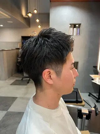 メンズ 縮毛矯正/髪質改善/ ハイトーン/Makoのヘアスタイル