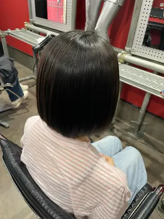 ミディアム パーマ SLIME Seiのヘアスタイル