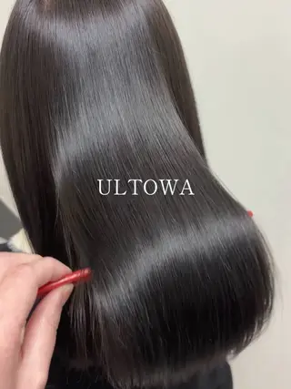 セミロング ブリーチ／ 髪質改善／ＲＹＯのヘアスタイル