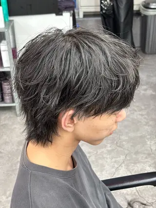 ミディアム カラー パーマ メンズ メンズパーマ特化 🔥韓国ヘア職人🔥のヘアスタイル