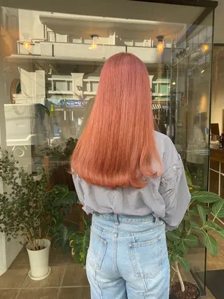 セミロング カラー ブリーチ特化🌺★ あや🌵のヘアスタイル