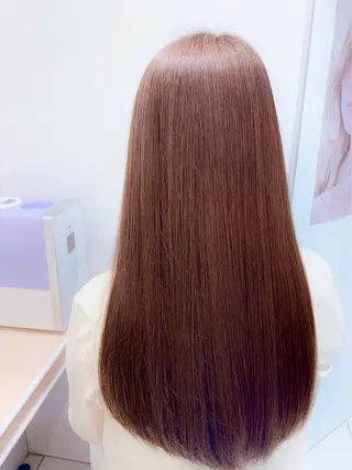 ロング 縮毛矯正、髪質改善／ 松田 龍之介のヘアスタイル