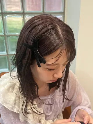 ミディアム 梅田美容室/カット /Maoのヘアスタイル