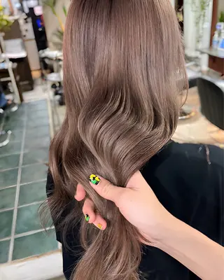 セミロング カラー momo所属・メンズヘアメイク 🩵Mayuki🩵のヘアスタイル