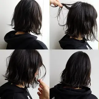 ショート カラー パーマ ネイル ヘアアレンジ マツエク・マツパ iplus✴ まつげ、眉毛、耳つぼのマツエク・マツパデザイン