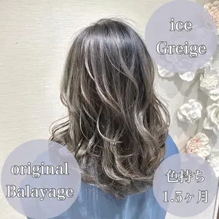 ロング カラー 横山 直輝のヘアスタイル