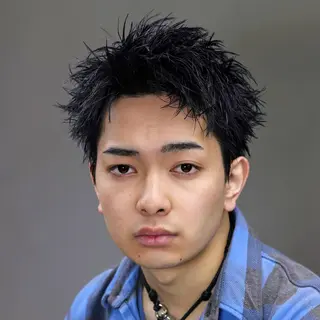 ショート パーマ メンズ メンズパーマ特化 リズムのヘアスタイル