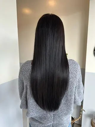 ロング カラー 三浦 彩那のヘアスタイル