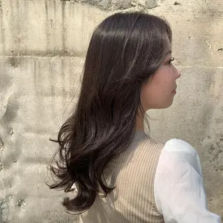ロング カラー 韓国🇰🇷髪質改善 Chisaki치사키のヘアスタイル