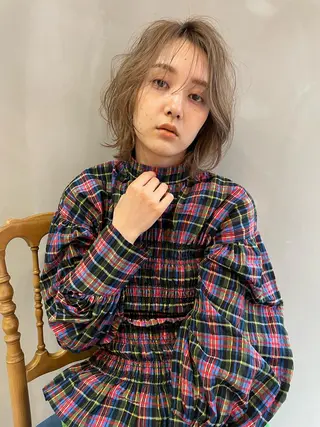 ショート カラー ショート/ボブ/ 心斎橋/宮脇美奈のヘアスタイル