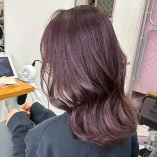 ミディアム カラー 美白透明感カラー 🤍／kazukiのヘアスタイル