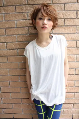 ショート カラー パーマ 美容室tuuli 大名店所属・tuuli トゥーリのヘアスタイル