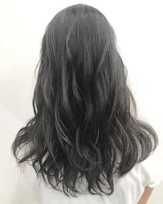 ロング カラー パーマ ヘアアレンジ 🌟髪質改善ケアカラ ー美髪縮毛矯正y🌟のヘアスタイル